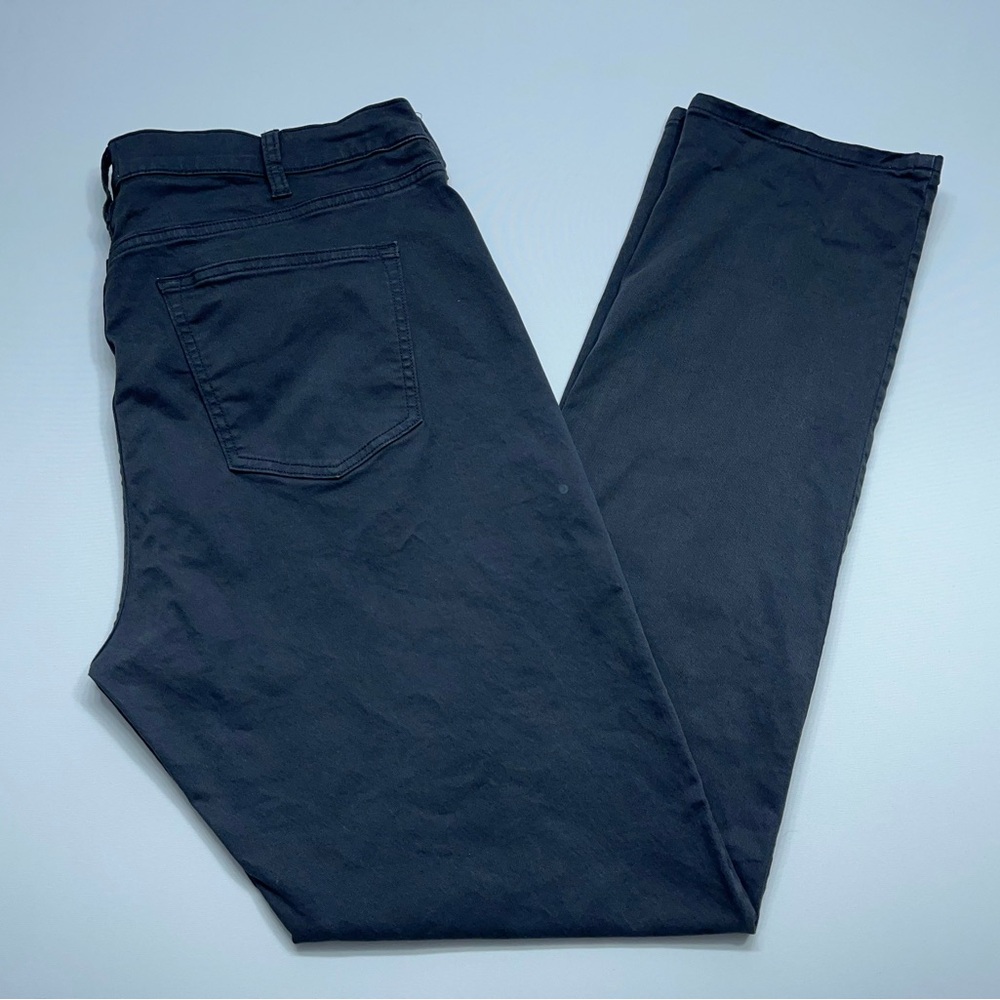 FLINT AND TINDER Slim Fit Pants Mens 38x34 Dark Gray 5 Pocket Preppy Huckberry